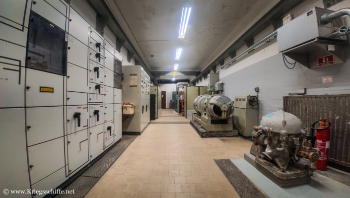 August 2026, Festung ‚Stevnsfort‘ in Rødvig / DK – Maschinenraum (Energiezentrale)