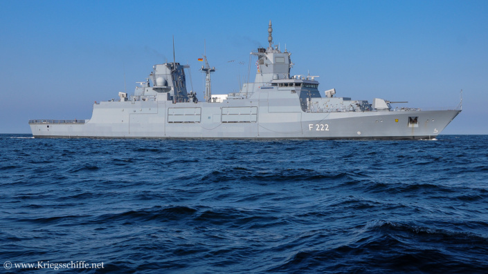 September 2016, F 222 ‚Baden-Württemberg‘ bei Surendorf