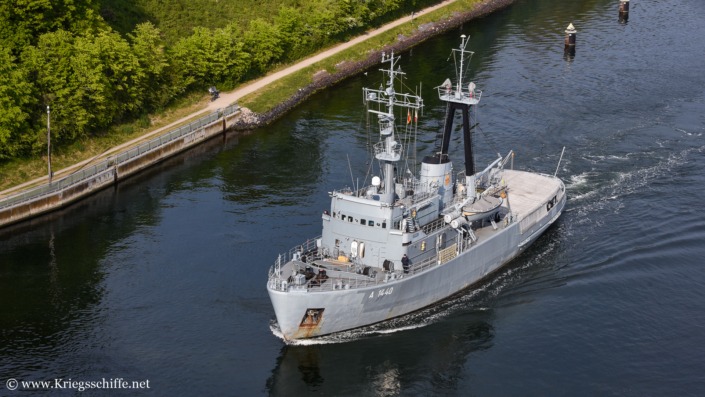 Mai 2026, A 1440 ‚Juist‘ im Nord-Ostsee-Kanal bei Kiel