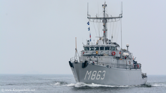 Juni 2013, M 863 ‚Vlaardingen‘ in Kiel