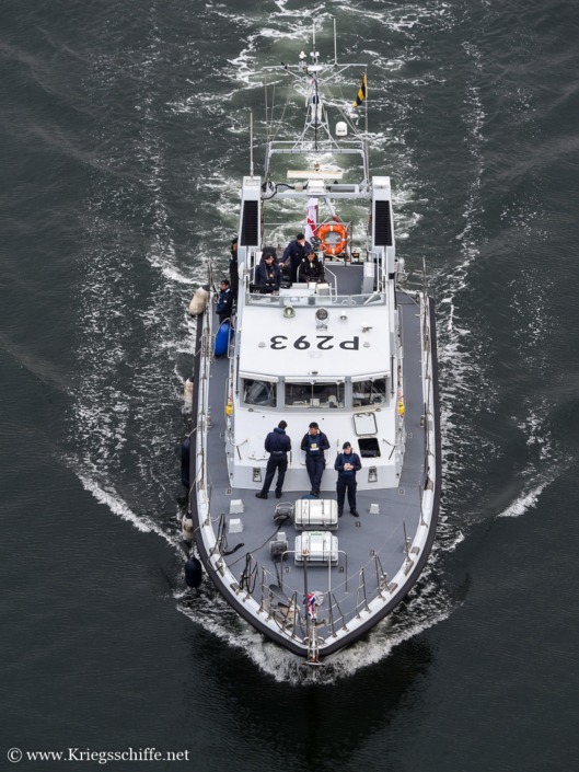 Mai 2026, P 293 ‚Ranger‘ im Nord-Ostsee-Kanal bei Kiel