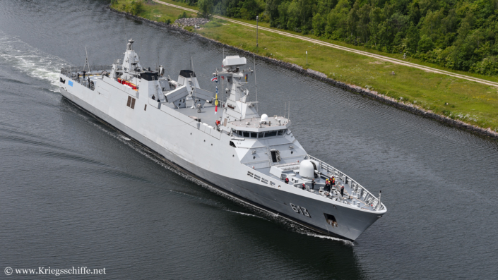 Juni 2022, F 613 ‚Tarik Ben Ziyad‘ im Nord-Ostsee-Kanal bei Kiel