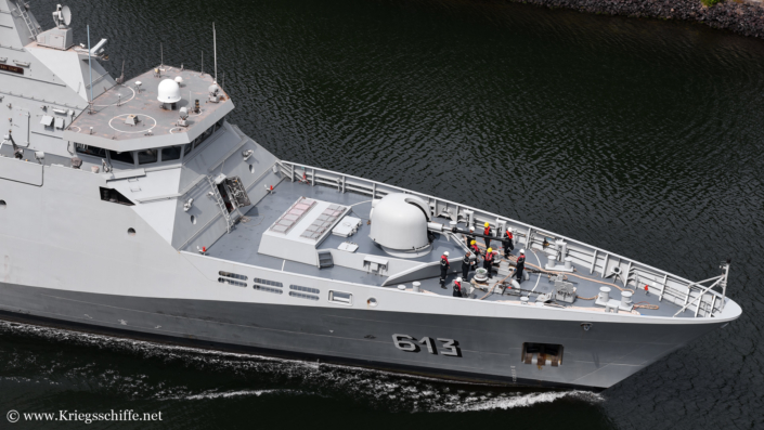 Juni 2022, F 613 ‚Tarik Ben Ziyad‘ im Nord-Ostsee-Kanal bei Kiel