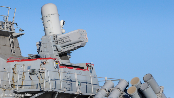 Juni 2019, D 71 ‚Ross‘ in Kiel – ‚SeaRAM‘