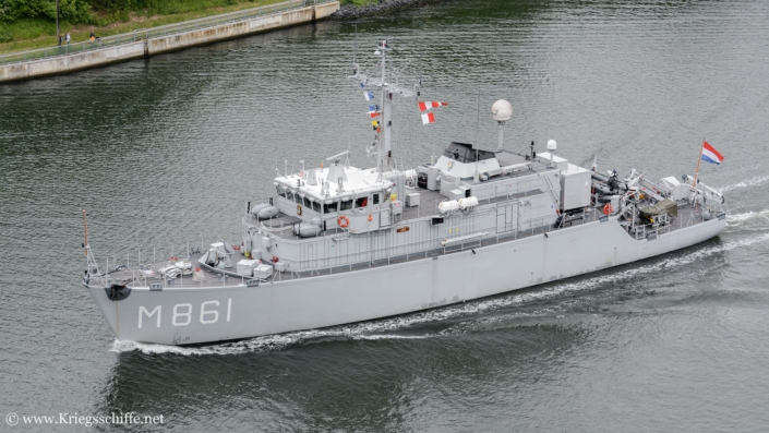 Juni 2013, M 861 ‚Urk‘ im NOK