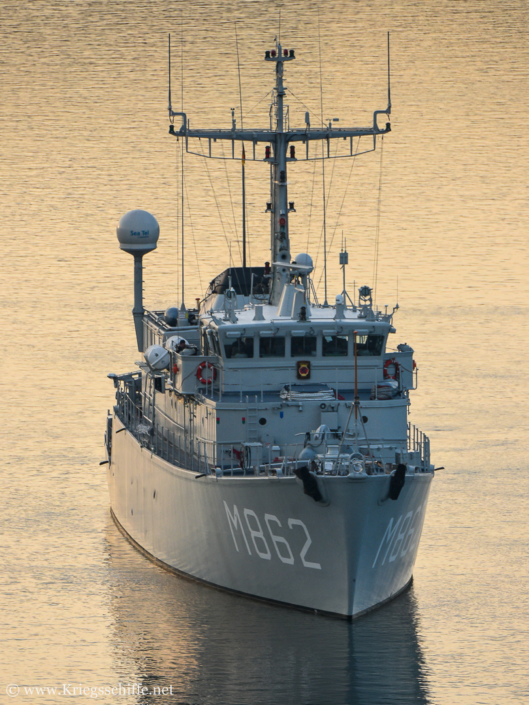 Oktober 2018, M 862 ‚Zierikzee‘ im Nord-Ostsee-Kanal bei Kiel