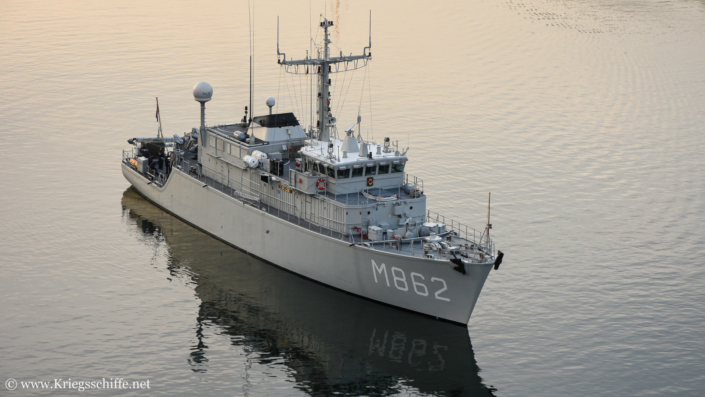 Oktober 2018, M 862 ‚Zierikzee‘ im Nord-Ostsee-Kanal bei Kiel