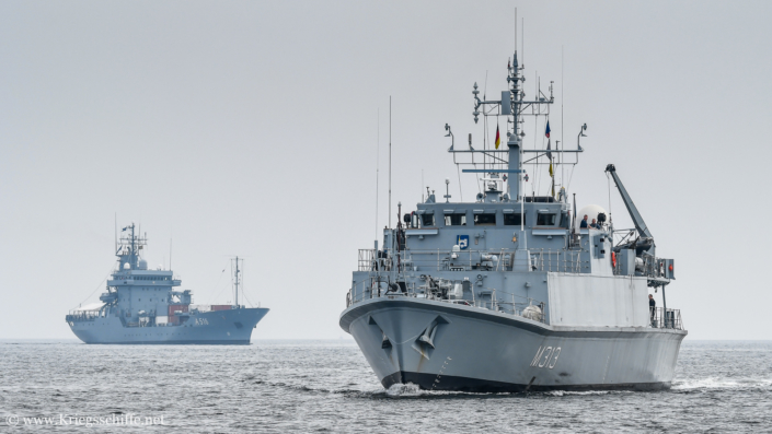 Juni 2016, M 313 ‚Admiral Cowan‘ in Kiel