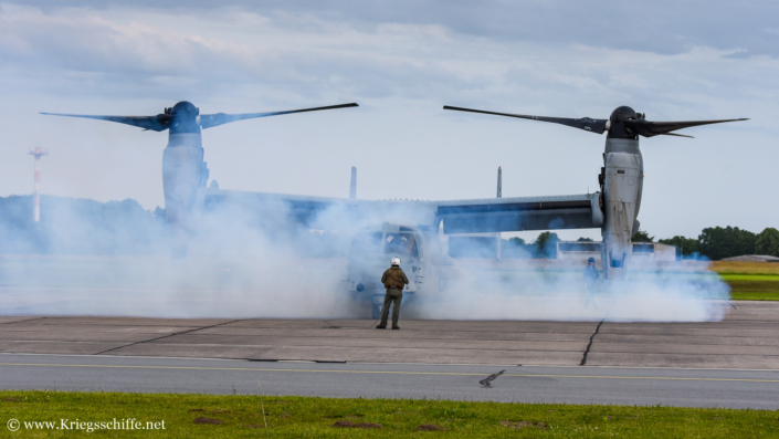 2022, Bell-Boeing MV-22B ‚Osprey‘ – beide Triebwerke wurden gestartet