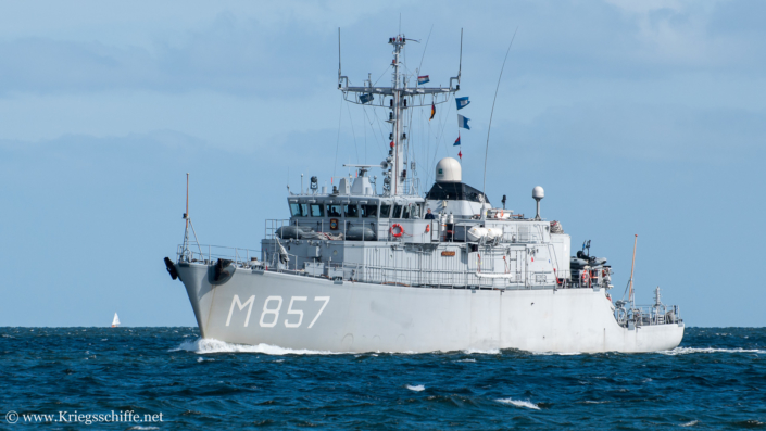 Juni 2014, M 857 ‚Makkum‘ in Kiel