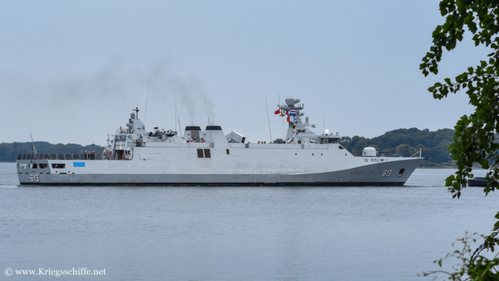 Juni 2022, F 613 ‚Tarik Ben Ziyad‘ in Kiel