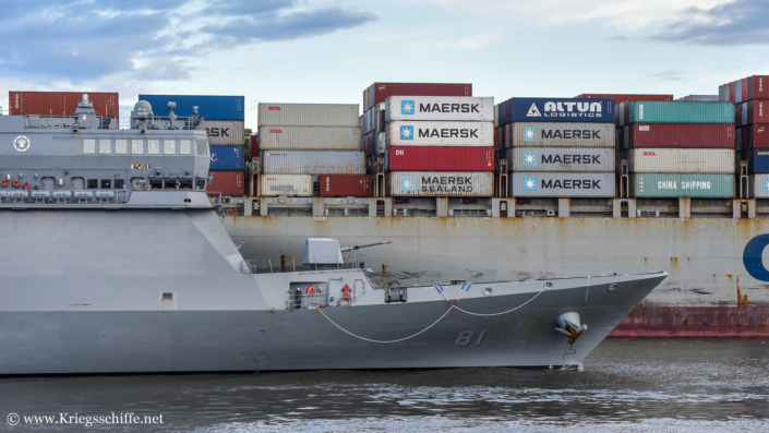 Oktober 2023, A 81 ‘Hansando’ in Hamburg
