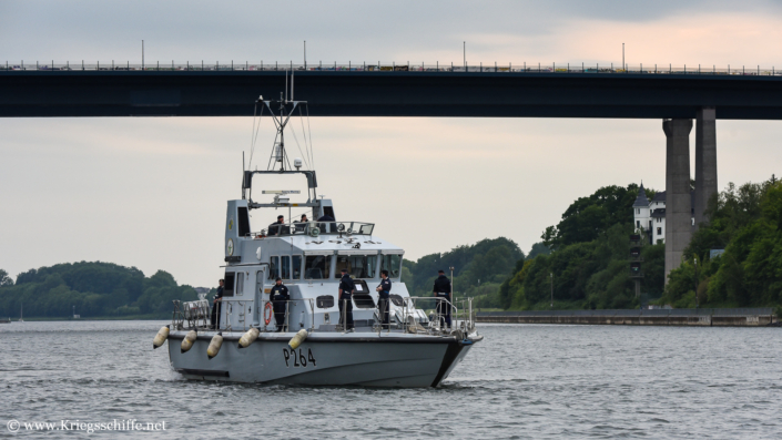 Mai 2024, P 264 ‚Archer‘ im Nord-Ostsee-Kanal bei Kiel