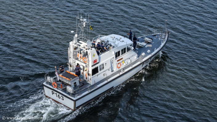 Juli 2022, P 163 ‚Express‘ im Nord-Ostsee-Kanal bei Kiel