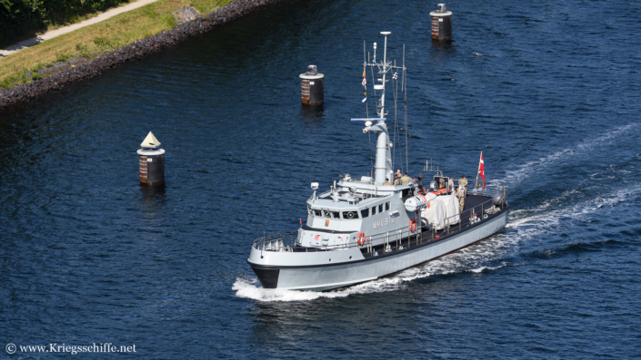 Juni 2022, MHV 910 ‚Ringen‘ im Nord-Ostsee-Kanal bei Kiel