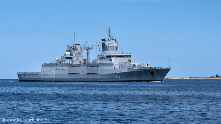 Juli 2022, F 223 ‚Nordrhein-Westfalen‘ in Kiel