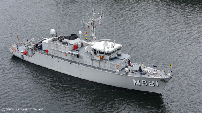 Juni 2024, M 921 ‚Lobelia‘ im Nord-Ostsee-Kanal bei Kiel