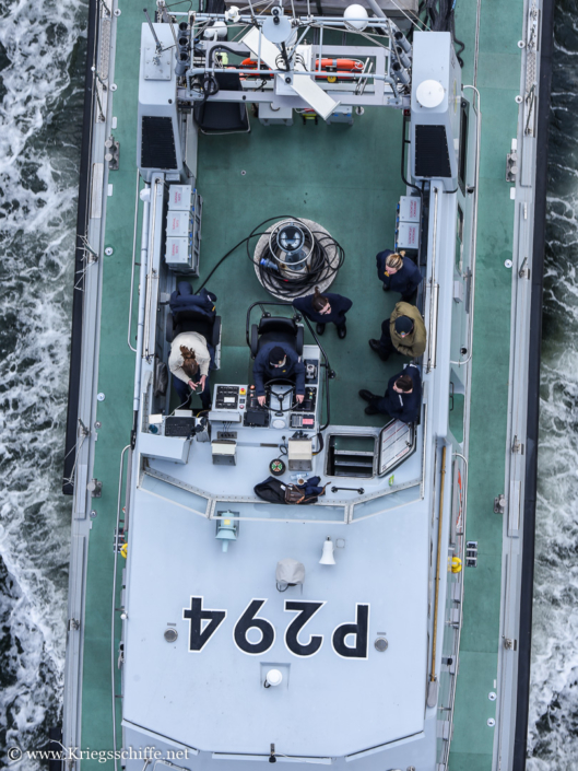 April 2023, P 294 ‚Trumpeter‘ im Nord-Ostsee-Kanal bei Kiel