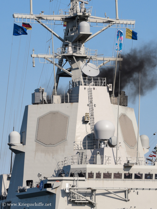 Juni 2019, F 102 F 102 ‚Almirante Juan de Borbón‘ in Kiel – „Oller Stinker ;-)“