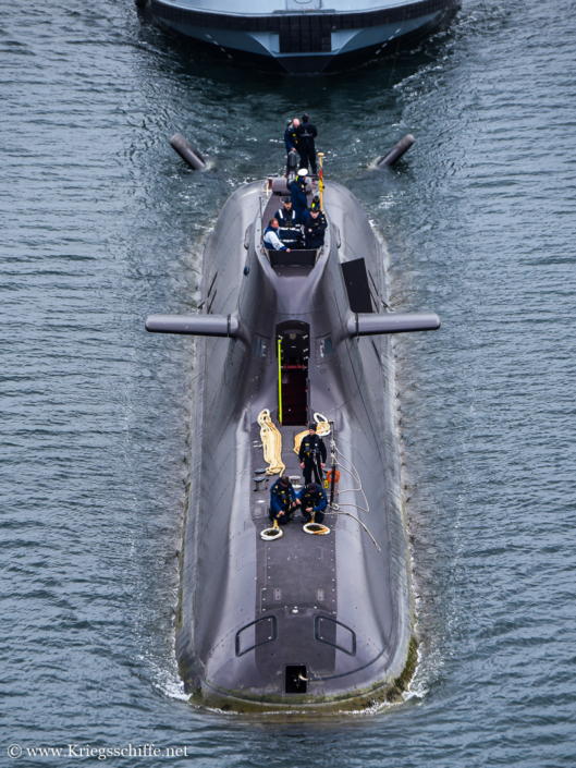 Mai 2023, S 186 ‚U 36‘ im Nord-Ostsee-Kanal bei Kiel