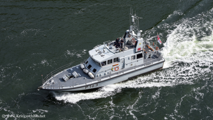 Mai 2023, P 163 ‚Express‘ im Nord-Ostsee-Kanal bei Kiel