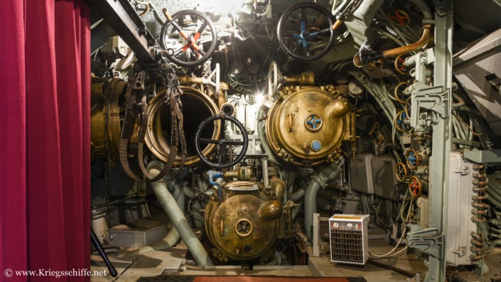 August 2026, ‚U 3‘ in Malmö / SWE – Torpedorohre im Bug
