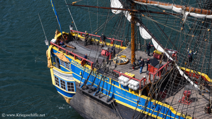 Mai 2023, Ostindienfahrer ‚Götheborg‘ im Nord-Ostsee-Kanal bei Kiel