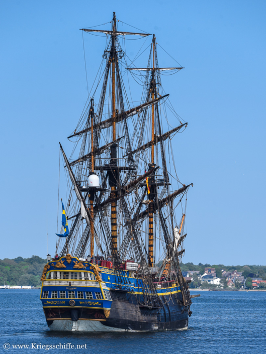 Mai 2023, Ostindienfahrer ‚Götheborg‘ in Kiel