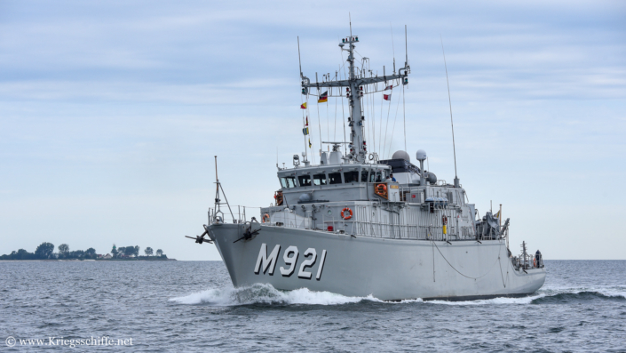 Juni 2024, M 921 ‚Lobelia‘ in Kiel