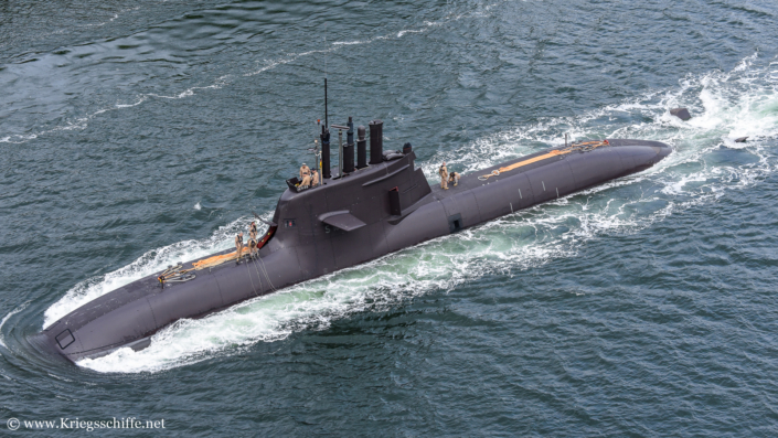 September 2022 S 185 ‚U 35‘ im Nord-Ostsee-Kanal bei Kiel