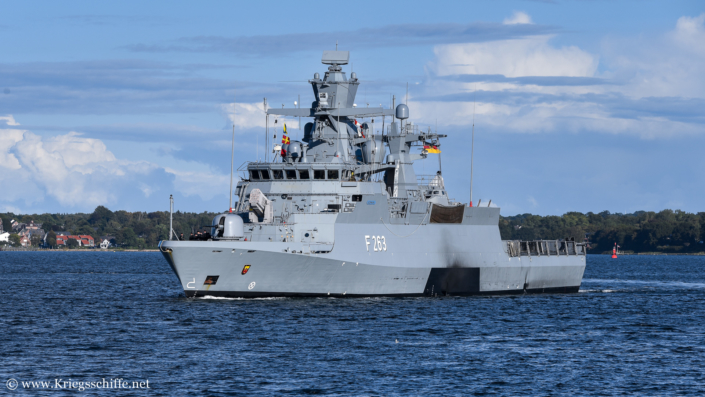 September 2022, F 263 ‚Oldenburg‘ in Kiel