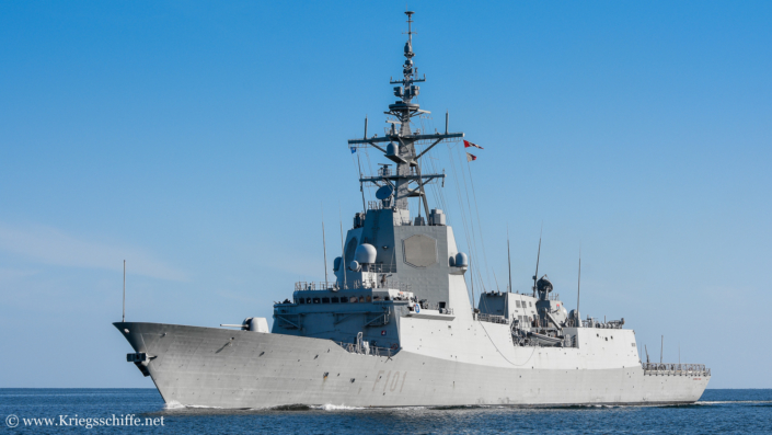 Juni 2018, F 101 ‚Alvaro-de-Bazan‘ in Kiel
