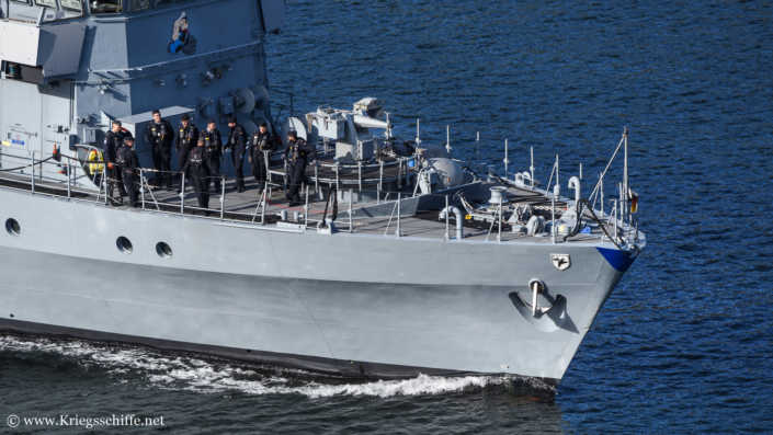 Oktober 2022, M 1063 ‚Bad Bevensen‘ im Nord-Ostsee-Kanal bei Kiel