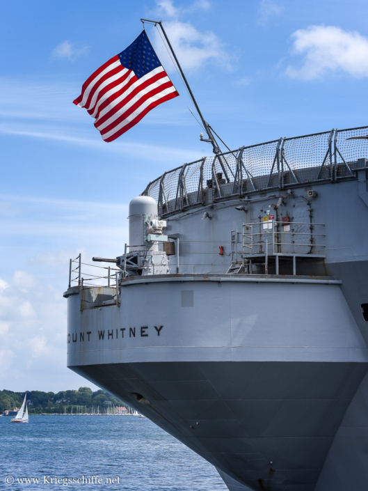 Juni 2024, LCC 20 ‚Mount Whitney‘ in Kiel – Heck
