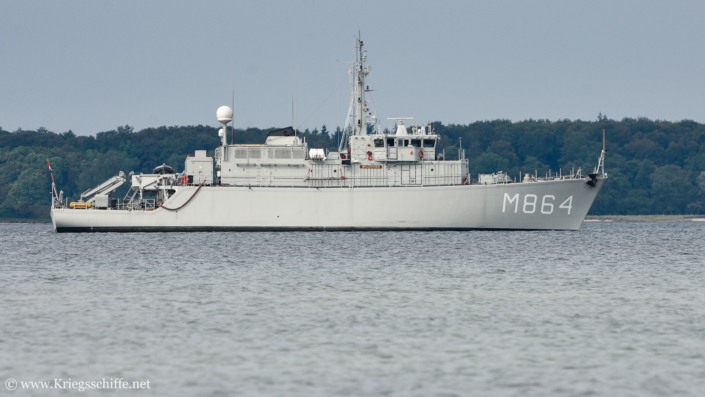 September 2019, M 864 ‚Willemstad‘ in Kiel