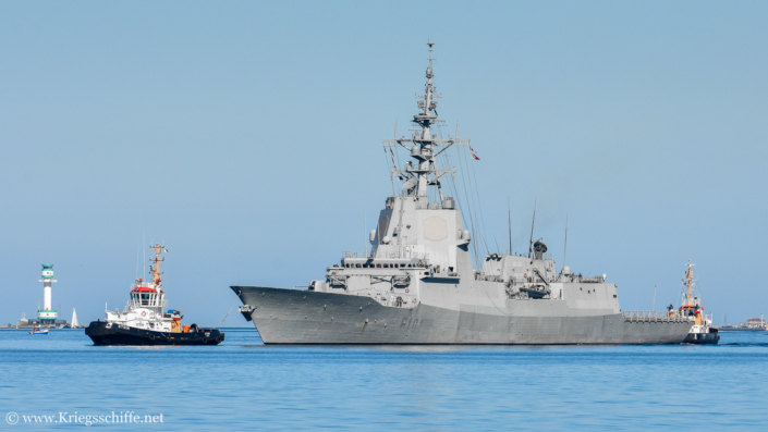 April 2016, F 101 ‚Alvaro de Bazan‘ in Kiel
