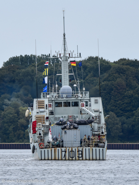 August 2025, M 703 ‚Edmonton‘ in Kiel