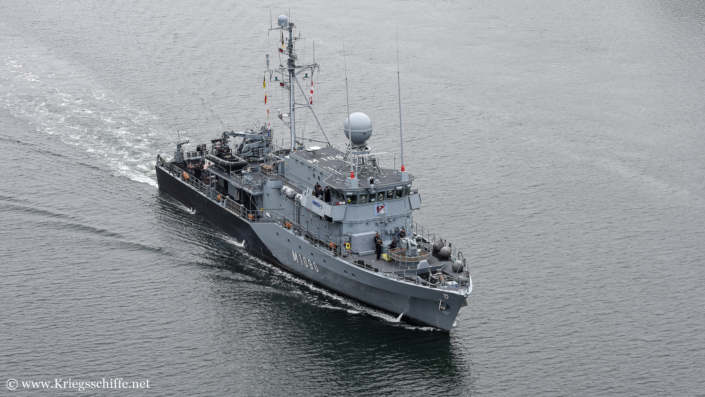 November 2024, M 1090 ‚Pegnitz‘ im Nord-Ostsee-Kanal bei Kiel