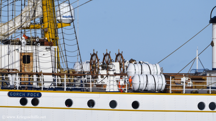 Februar 2023, A 60 ‚Gorch Fock‘ in Kiel