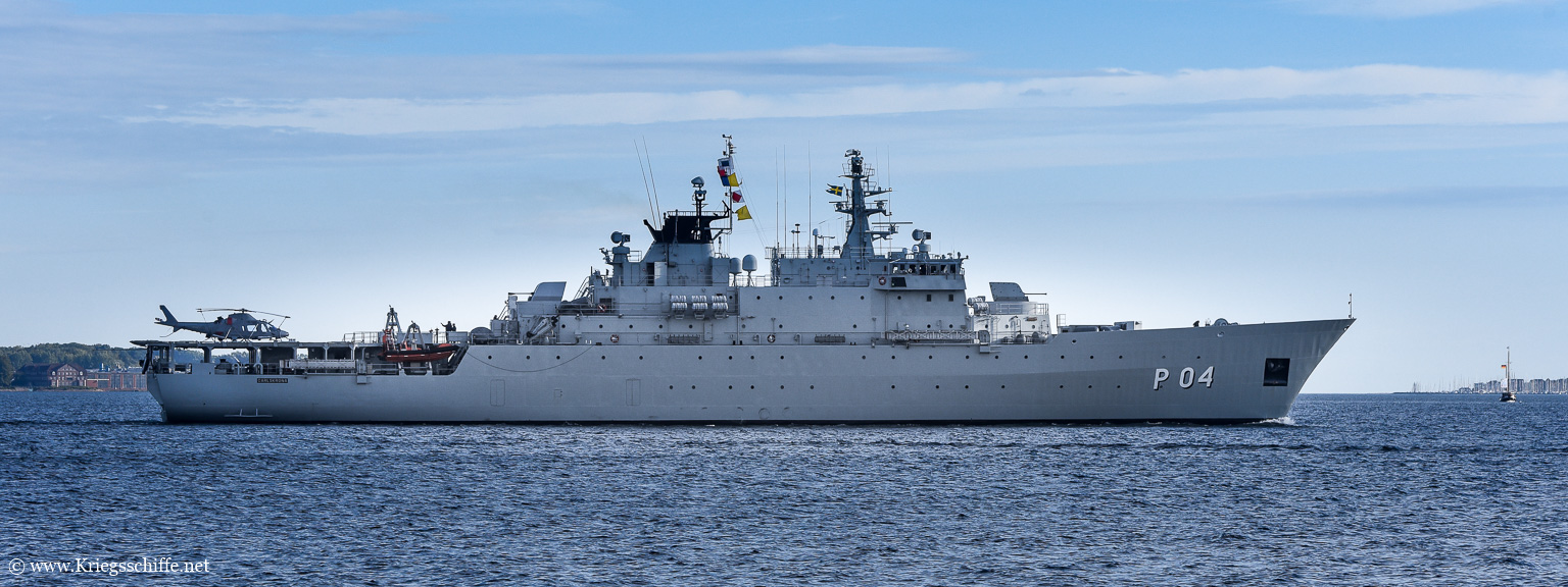 September 2025, P 04 'Carlskrona' in Kiel