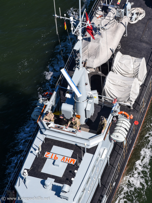 Mai 2025, MHV 912 ‚Holger Danske‘ im Nord-Ostsee-Kanal bei Kiel