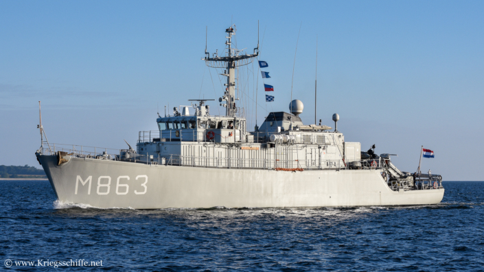 Juni 2017, M 863 ‚Vlaardingen‘ in Kiel