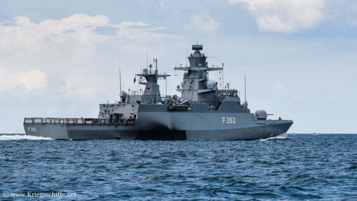 Juni 2019, F 262 ‚Erfurt‘ in Kiel
