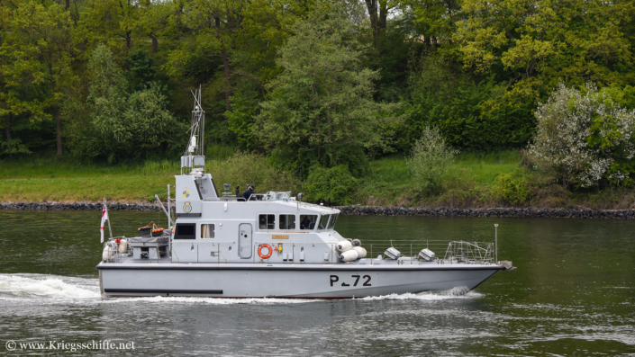 Mai 2022, P 272 ‚Smiter‘ im Nord-Ostsee-Kanal bei Kiel