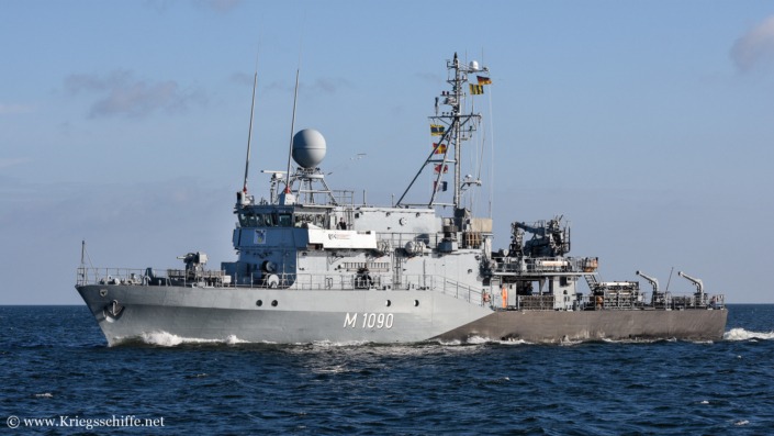 Juni 2017, M 1090 ‚Pegnitz‘ in Kiel