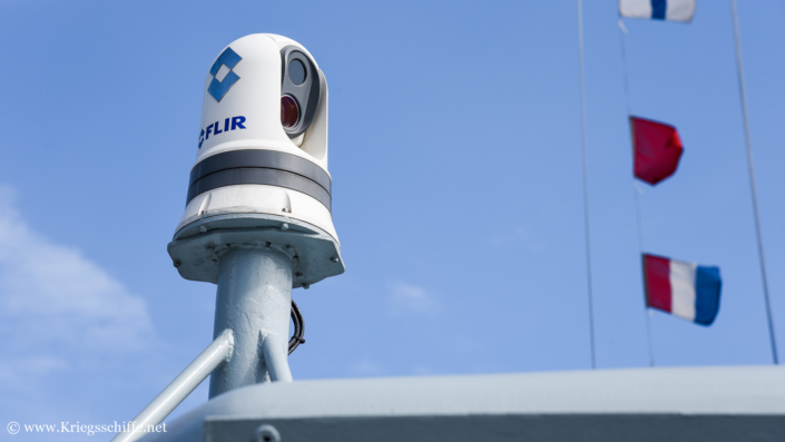 Mai 2025, MHV 912 ‚Holger Danske‘ in Hamburg – Optronik System