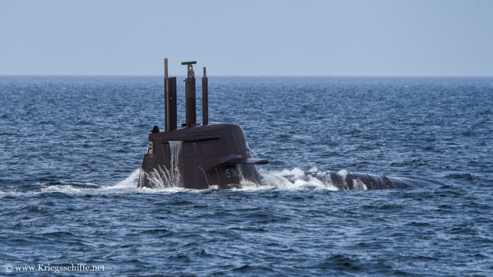 Februar 2023, S 182 ‚U 32‘ in der Eckernförder Bucht – Auftauchen