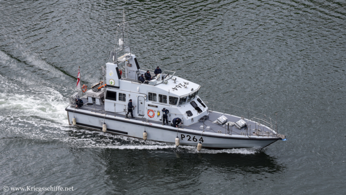 Mai 2025, P 264 ‚Archer‘ im Nord-Ostsee-Kanal bei Kiel