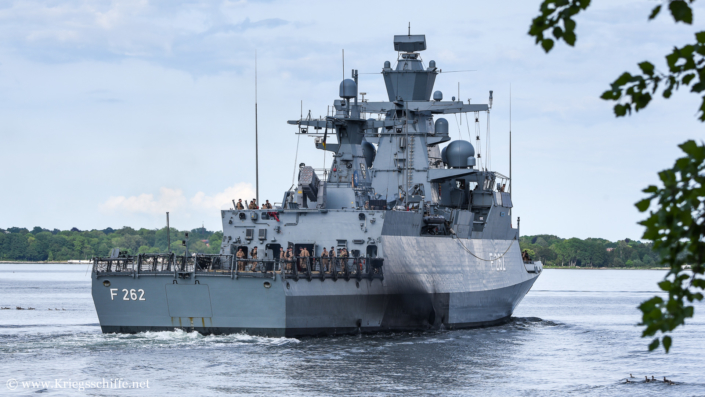 Mai 2022, F 262 ‚Erfurt‘ in Kiel