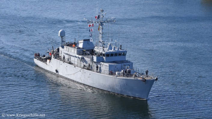 April 2026, M ‚?‘ im Nord-Ostsee-Kanal bei Kiel